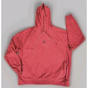 Nike Air‎ Jordan Dri-Fit Pullover Hoodie Sweatshirt Men's Size 2XL Red